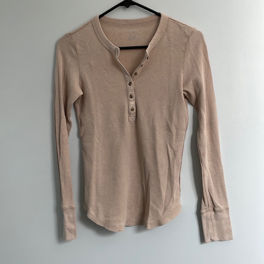 Aerie waffle Henley